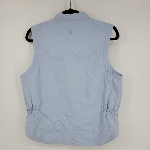Adidas Womens Quilted Pattern Zip-Up Vest Size L - Picture 4 of 11